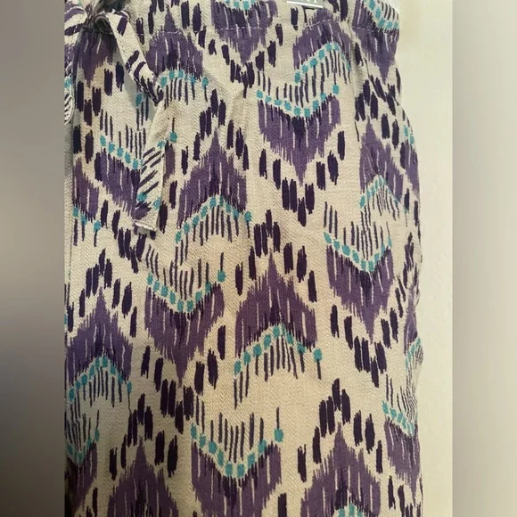 Zara Girls Wide Leg Pants Purple Print size 10 - Picture 2 of 5